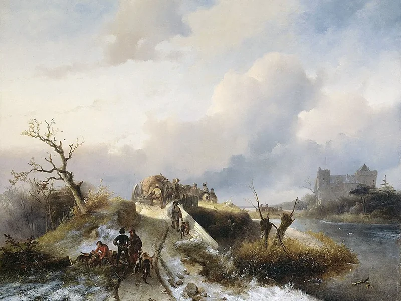 1814-Charles Rochussen - Il ritorno della caccia